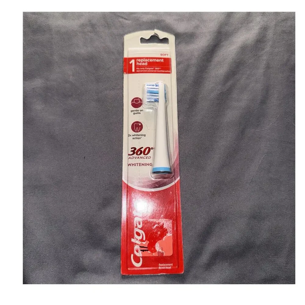Colgate 360 Advanced Whitening Sonic Toothbrush Replacement Head Soft Bristles